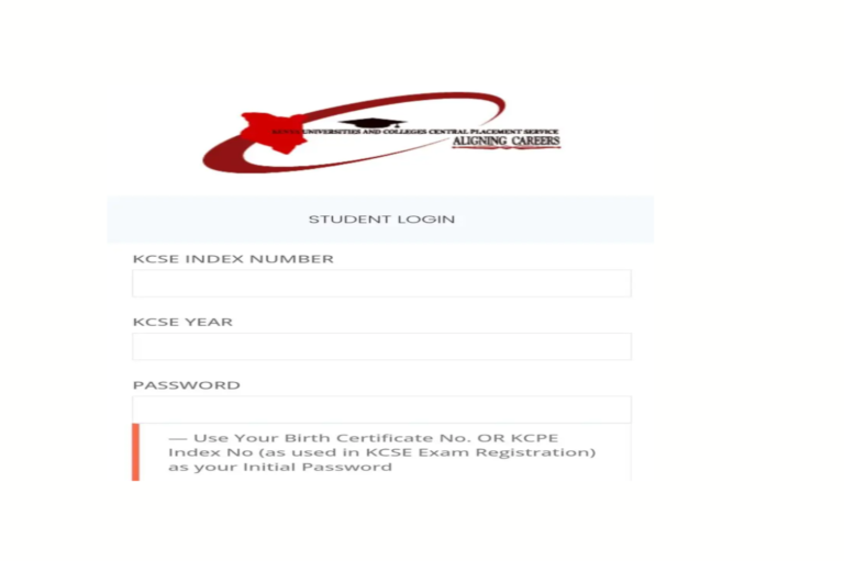 KUCCPS LOGIN