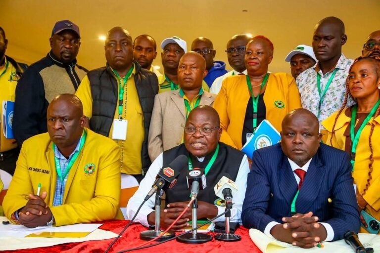 Union leaders in past event
