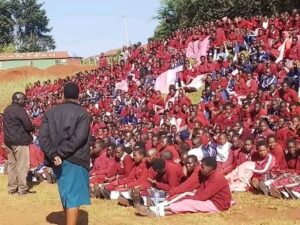 Learners of St Alphonsus Mutei girls in Marakwet