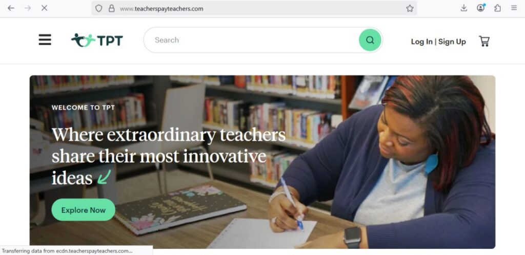A look inside the TeachersPayTeachers platform, showcasing the intuitive process for educators to monetize their lesson plans, worksheets, and classroom activities