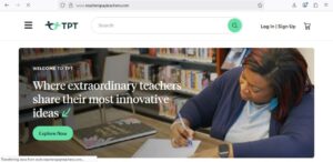A look inside the TeachersPayTeachers platform, showcasing the intuitive process for educators to monetize their lesson plans, worksheets, and classroom activities