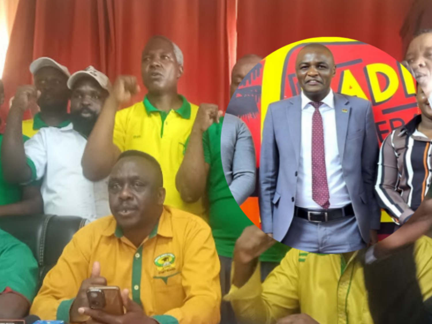 Leaders of teachers union