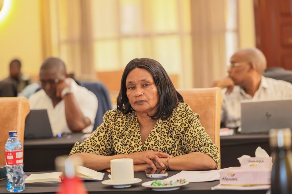 The Acting Chief Executive Officer of the Teachers Service Commission (TSC), Ms. Eveleen Mitei, addressed stakeholders at a forum on Competency-Based Education (CBE) in Naivasha on September 3, 2025.