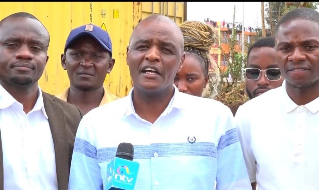 Mr. Ndung'u Wangenye, serving as Secretary of KETHAWA, addressed journalists during a past press conference. (Photo: NTV)