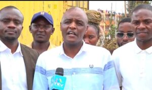Mr. Ndung'u Wangenye, serving as Secretary of KETHAWA, addressed journalists during a past press conference. (Photo: NTV)